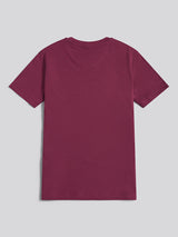 Boys Heritage Graphic Print T-Shirt in Grape Wine