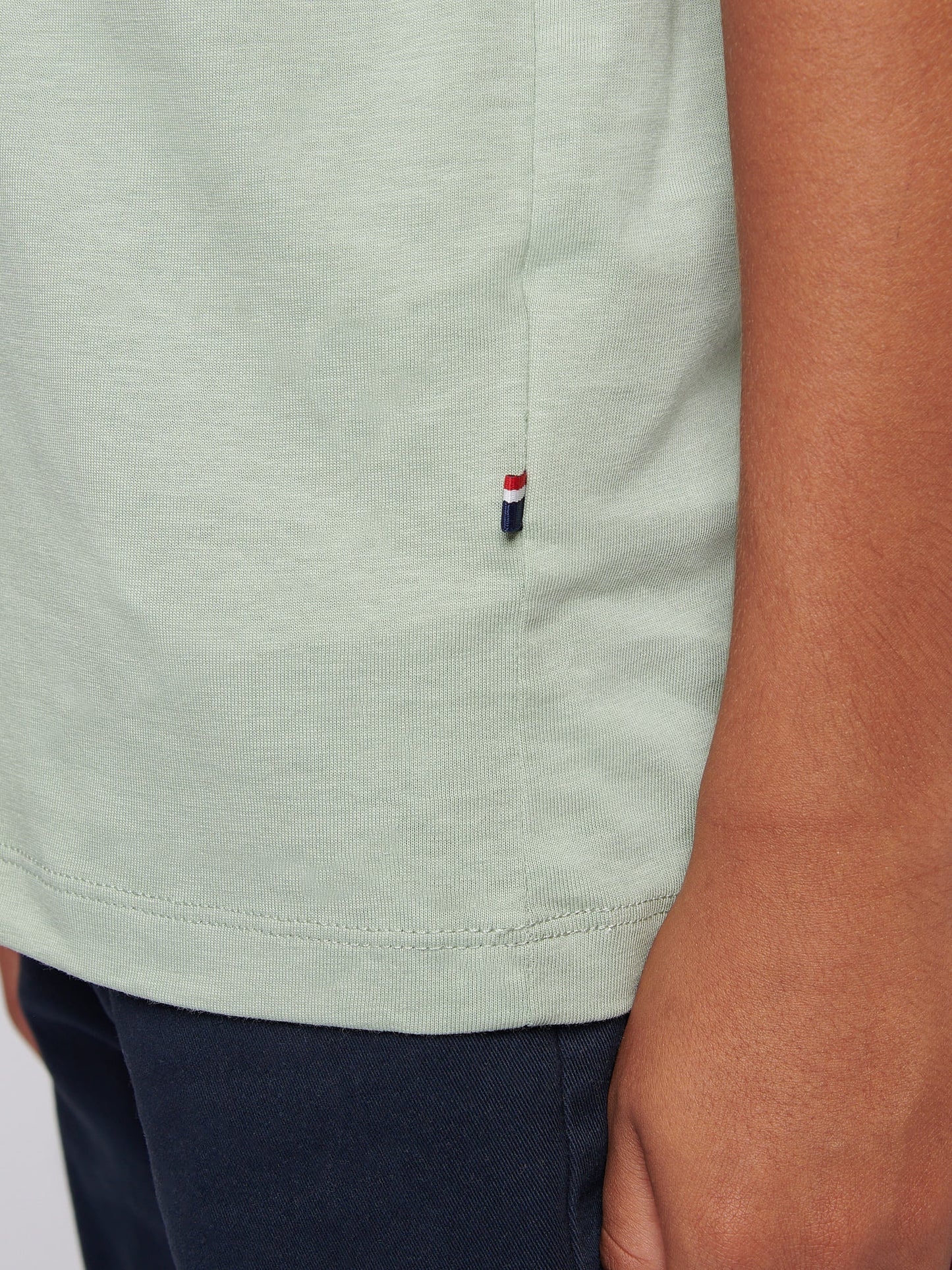 Boys Heritage Graphic Print T-Shirt in Iceberg Green