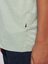 Boys Heritage Graphic Print T-Shirt in Iceberg Green