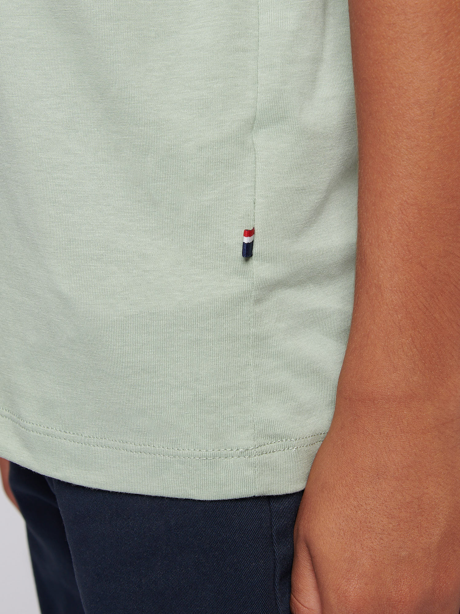 Boys Heritage Graphic Print T-Shirt in Iceberg Green