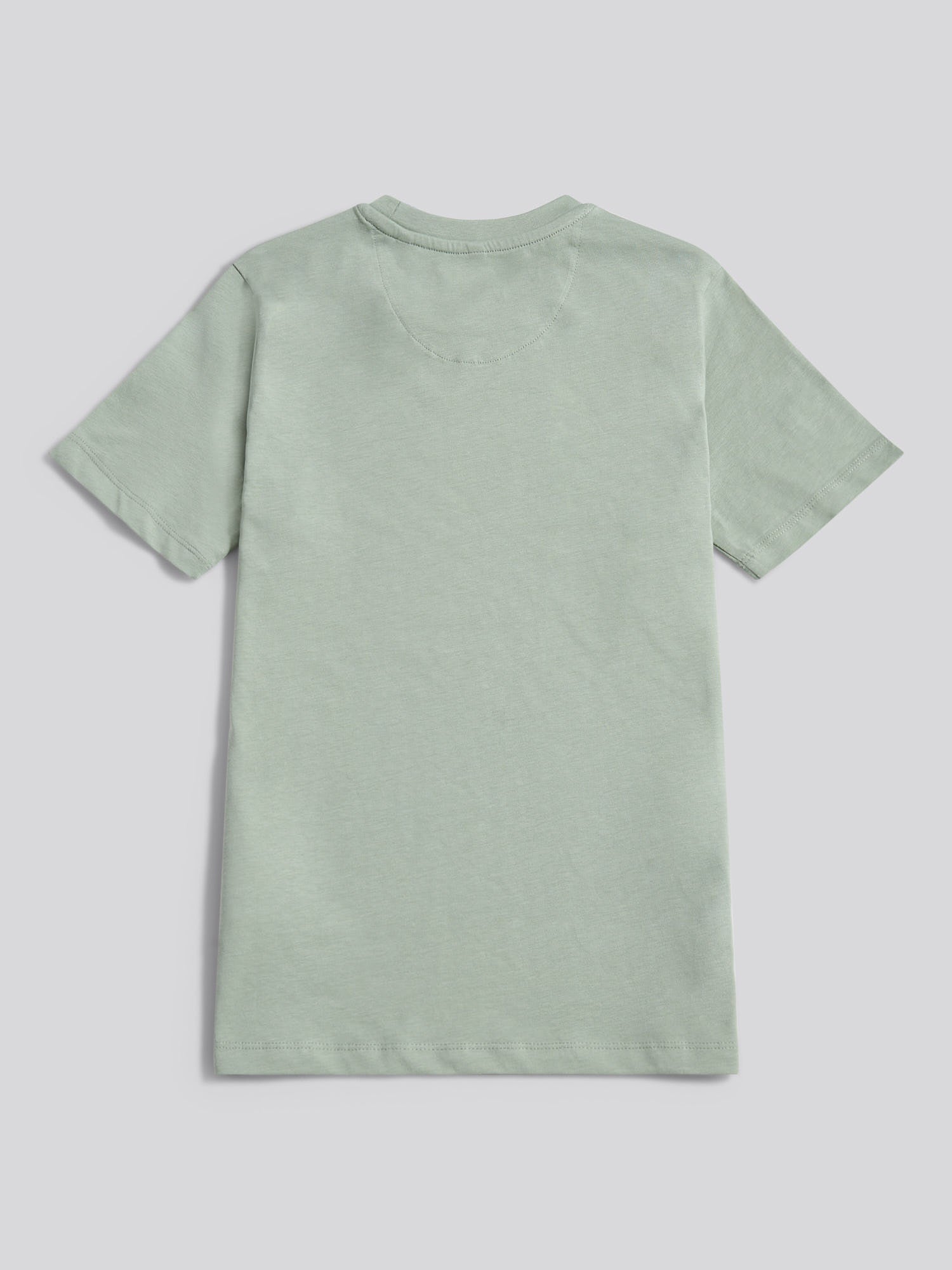Boys Heritage Graphic Print T-Shirt in Iceberg Green