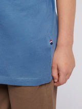 Boys Heritage Graphic Print T-Shirt in Blue Horizon