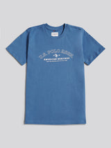 Boys Heritage Graphic Print T-Shirt in Blue Horizon