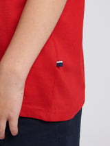 Boys USPA Back Graphic T-Shirt in Haute Red