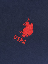 Boys Player 3 Hoodie in Dark Sapphire Navy / Haute Red DHM