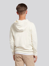 Boys Double Horsemen Hoodie Whisper White