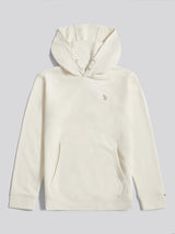 Boys Double Horsemen Hoodie Whisper White
