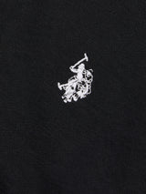 Boys Double Horsemen Hoodie Black Bright White DHM