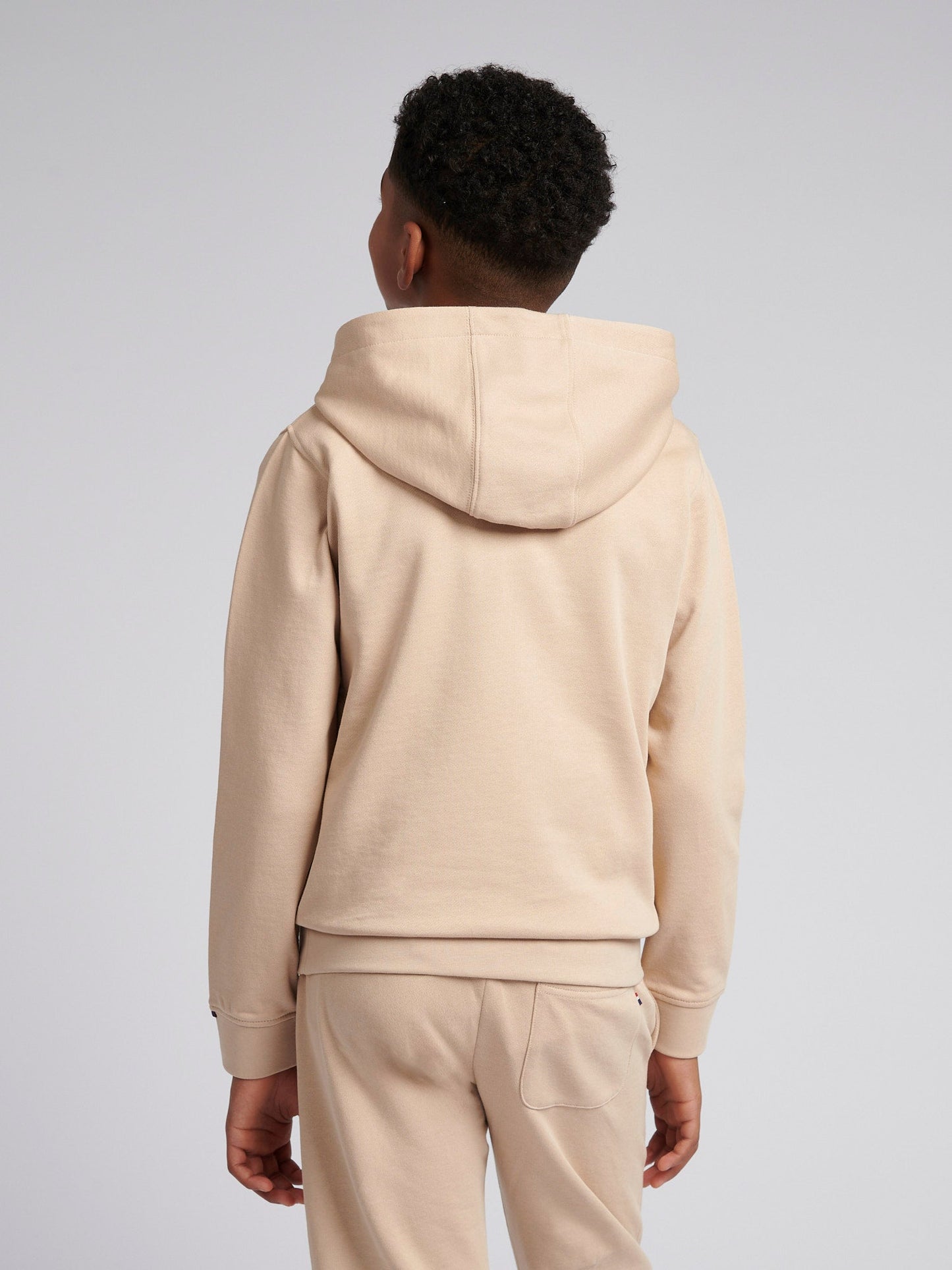 Boys Double Horsemen Hoodie Doeskin