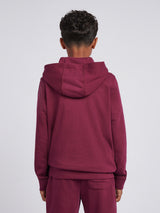Boys Double Horsemen Zip Hoodie Grape Wine