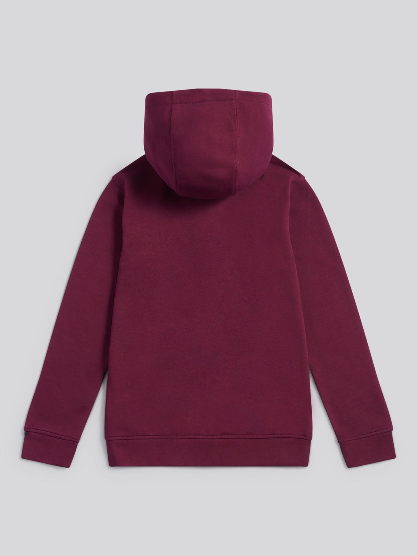 Boys Double Horsemen Zip Hoodie Grape Wine