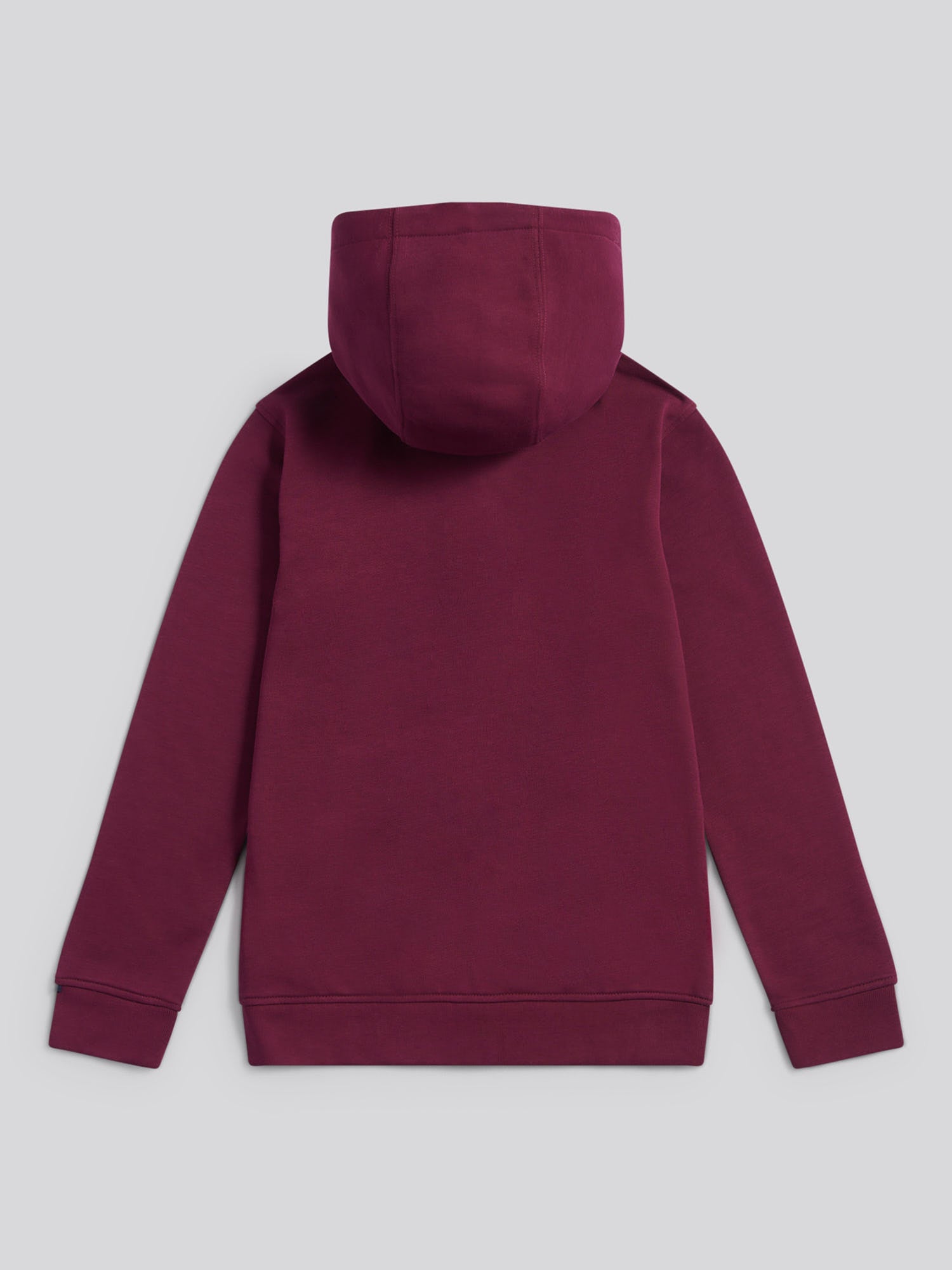Boys Double Horsemen Zip Hoodie Grape Wine