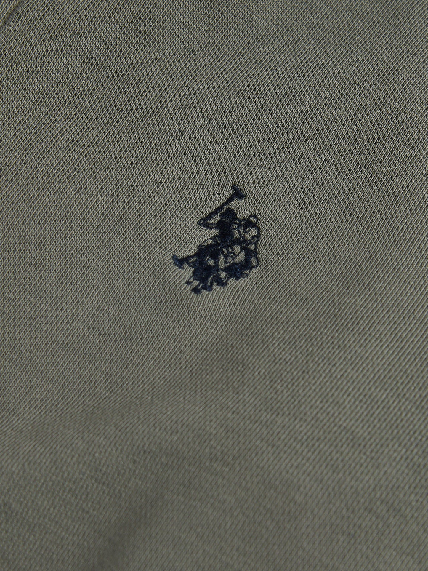 Boys Double Horsemen Zip Hoodie Mulled Basil