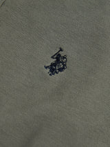 Boys Double Horsemen Zip Hoodie Mulled Basil