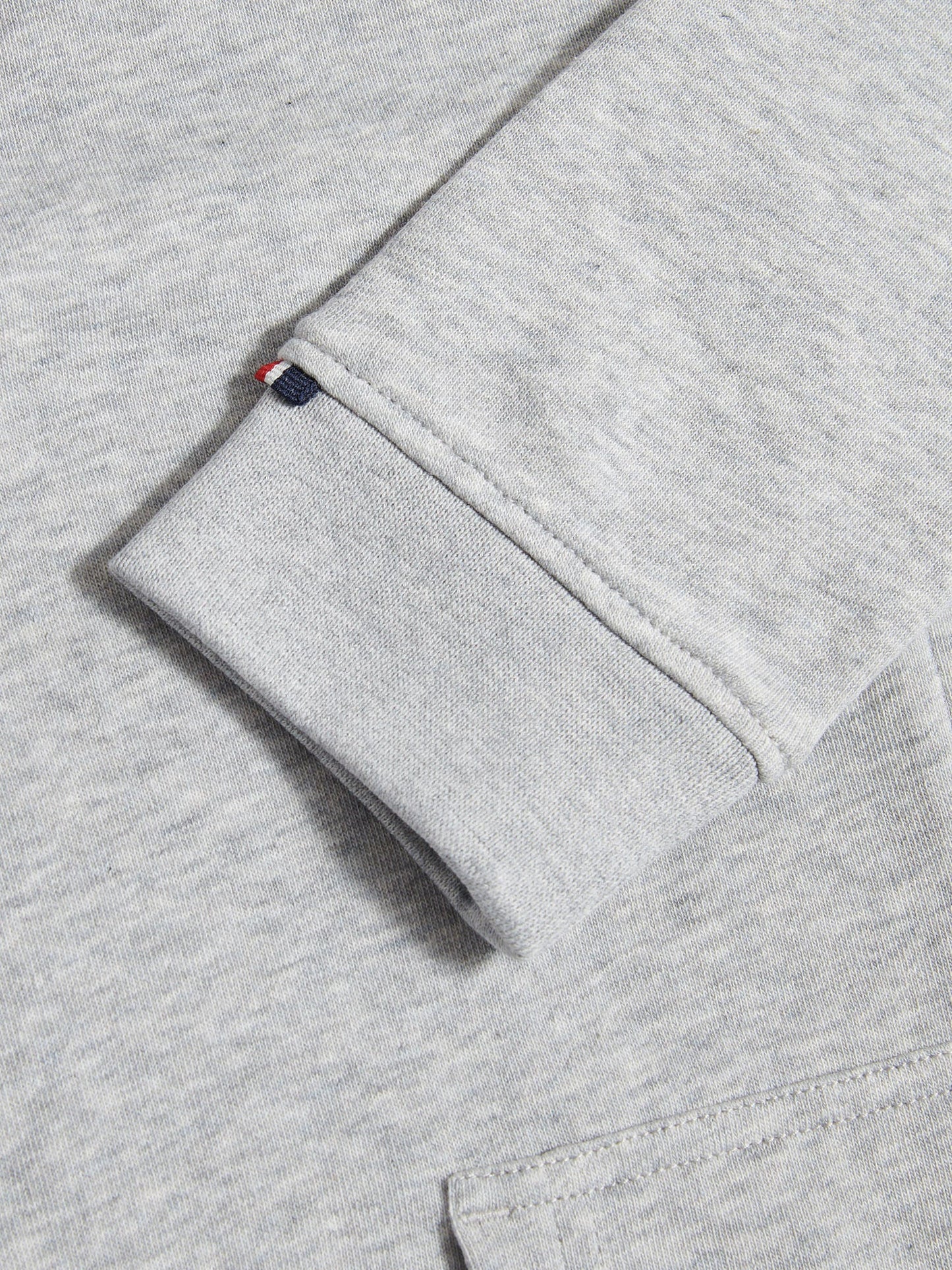 Boys Double Horsemen Zip Hoodie Mid Grey Marl
