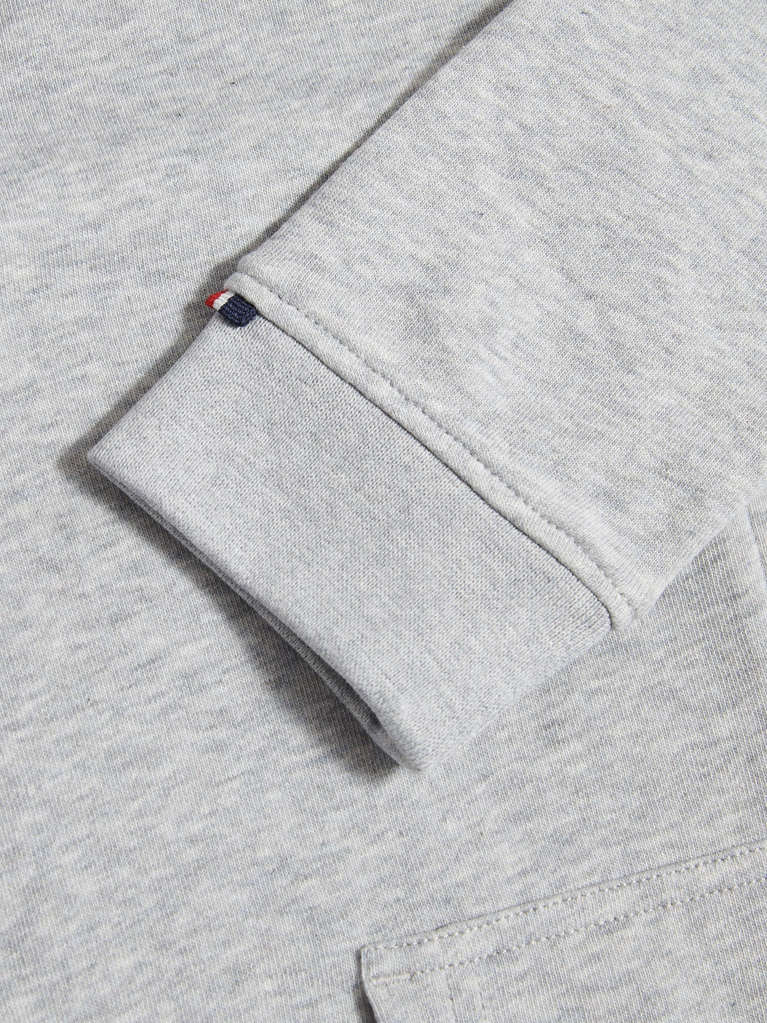 Boys Double Horsemen Zip Hoodie Mid Grey Marl