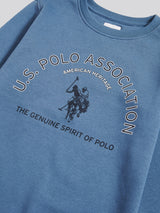 Boys Graphic Crew & Jogger Set in Blue Horizon