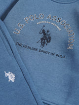 Boys Graphic Crew & Jogger Set in Blue Horizon