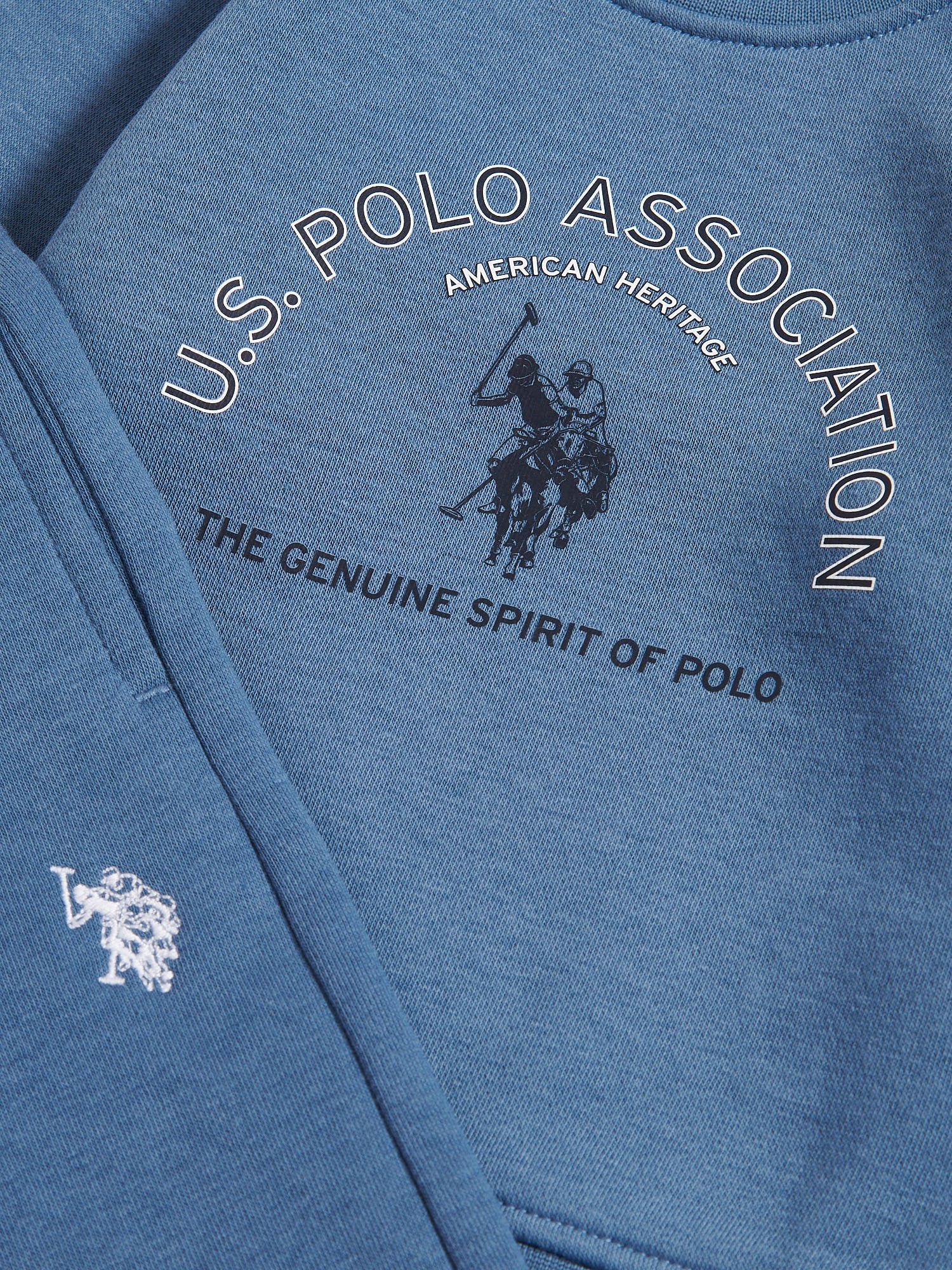 Boys Graphic Crew & Jogger Set in Blue Horizon