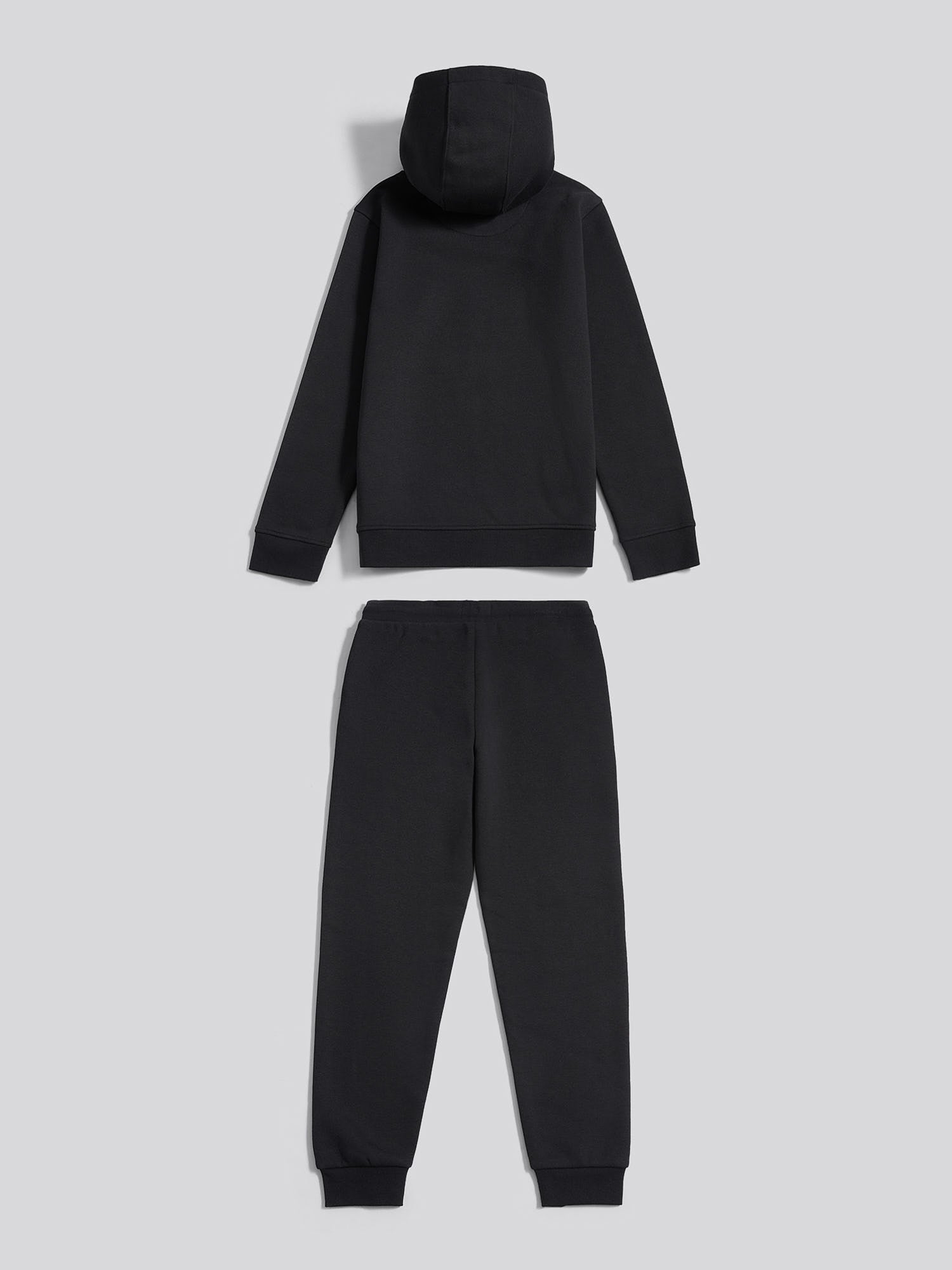 Boys Circle Graphic Hoodie & Jogger Set in Black