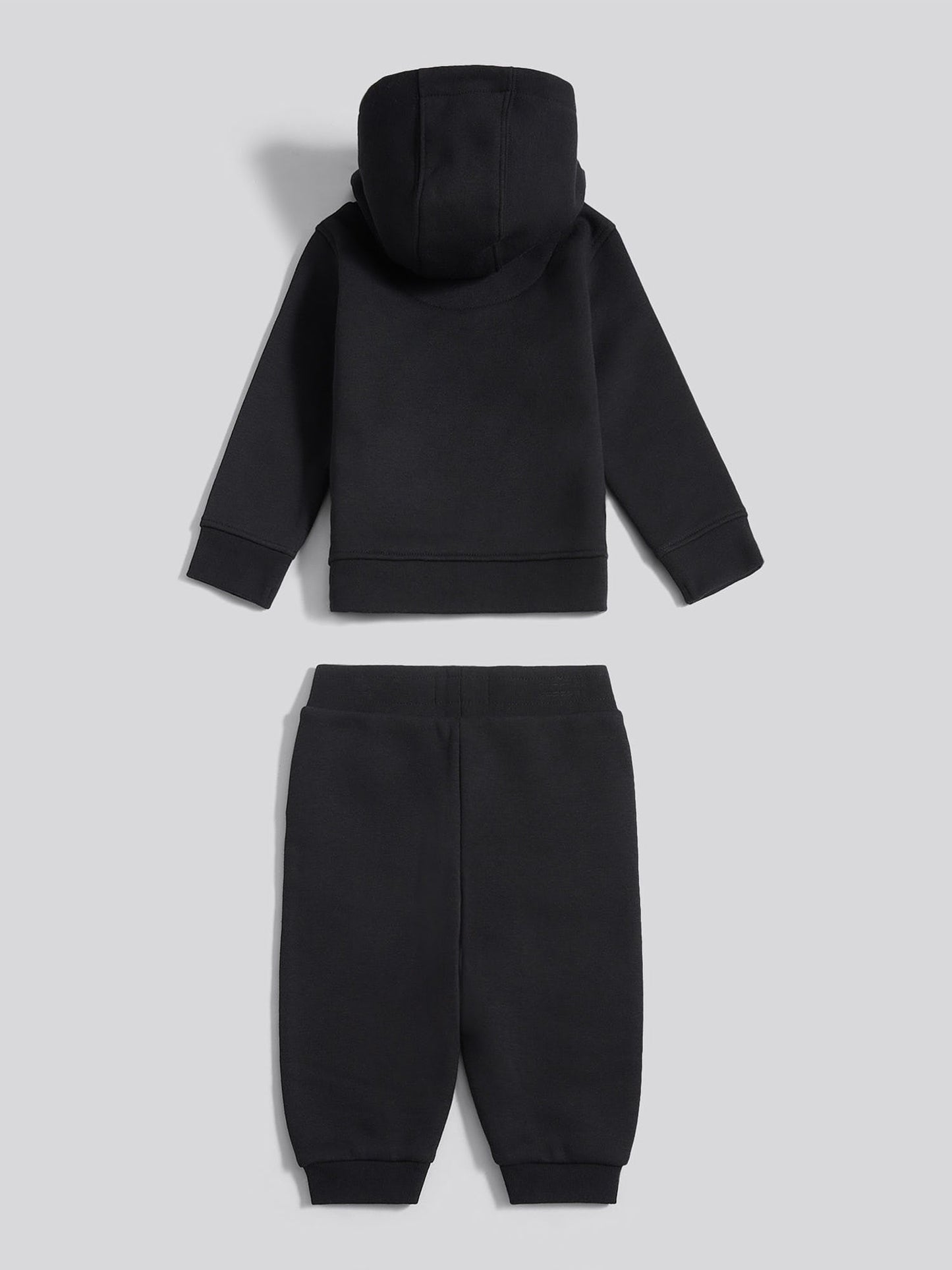 Boys Circle Graphic Hoodie & Jogger Set in Black