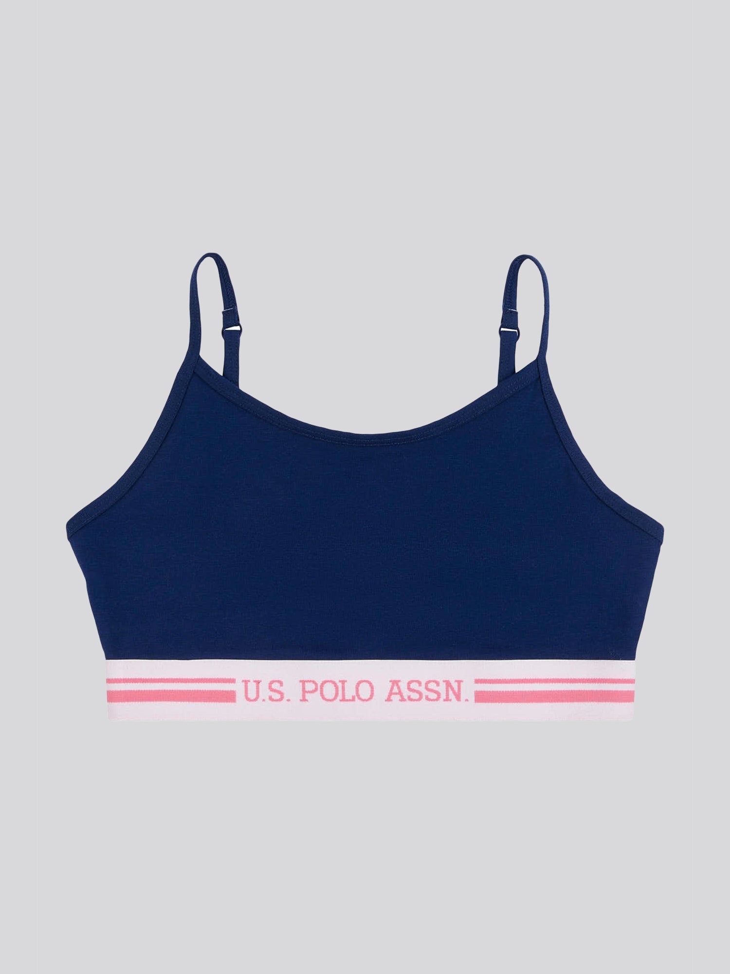 Girls 2 Pack Bralettes in Medieval Blue