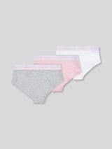 Girls 3 Pack Hipster Brief Underwear in Pink