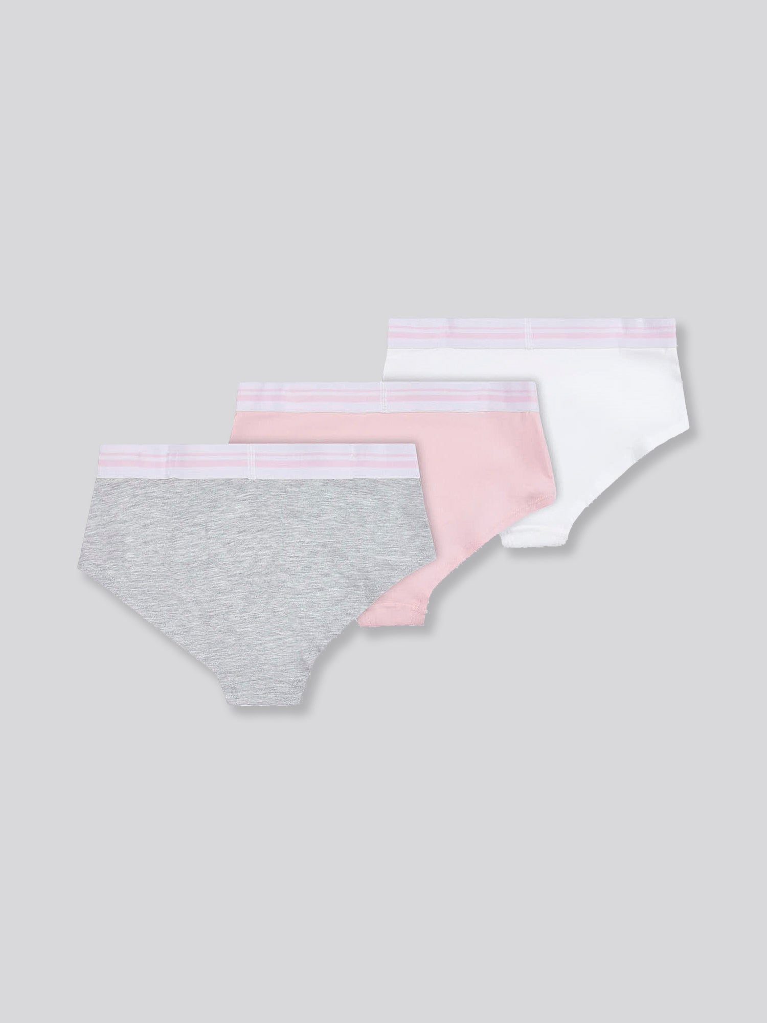 Girls 3 Pack Hipster Brief Underwear in Pink