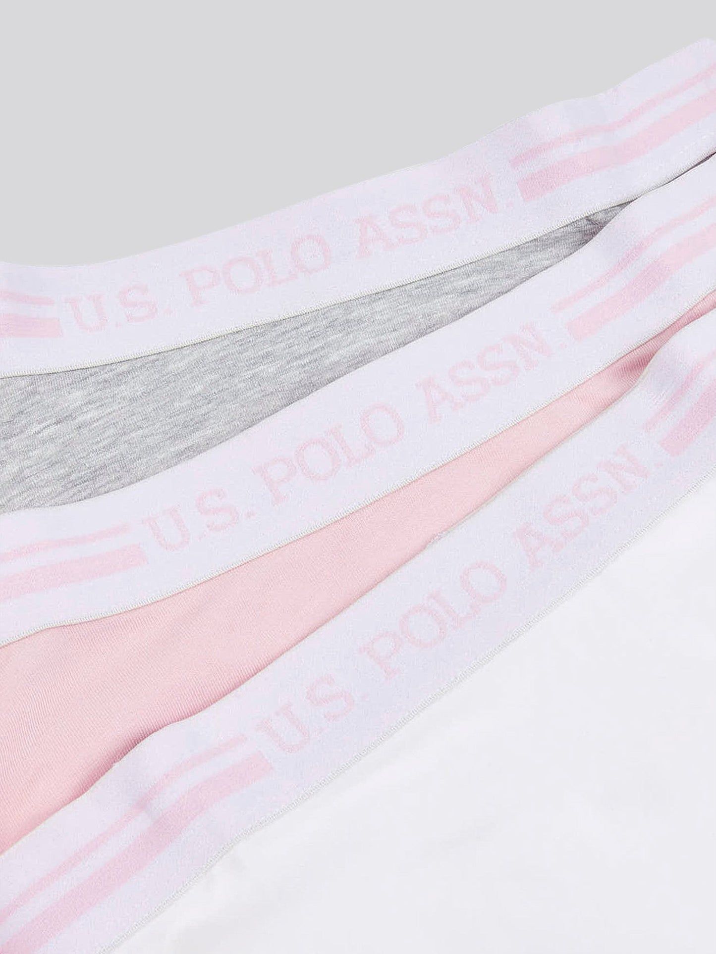 Girls 3 Pack Hipster Brief Underwear in Pink