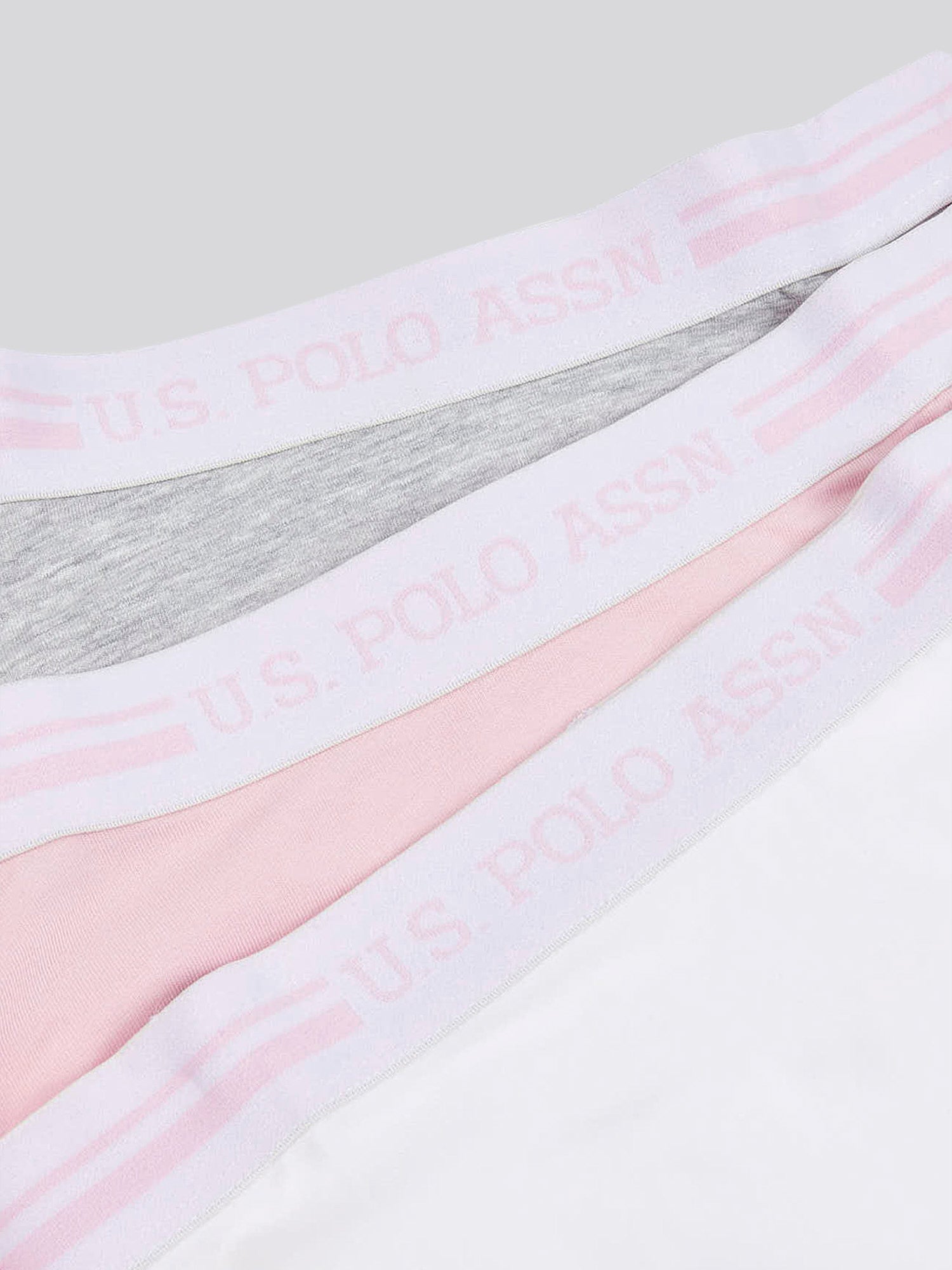 Girls 3 Pack Hipster Brief Underwear in Pink