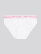 Girls 3 Pack Bikini Brief Underwear in Medieval Blue