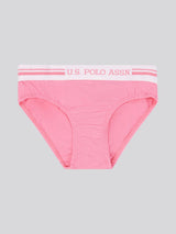 Girls 3 Pack Bikini Brief Underwear in Medieval Blue