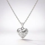 Vida Bubble Heart Necklace | 925 Sterling Silver