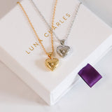 Vida Bubble Heart Necklace | 18k Gold Plated