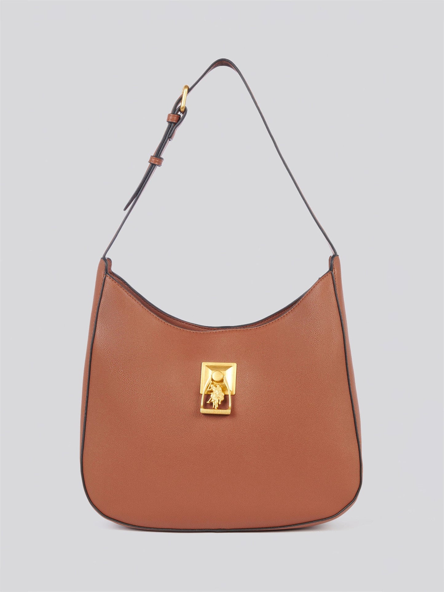 U.S. Polo Assn. Womens Earth Hobo Bag in Tan