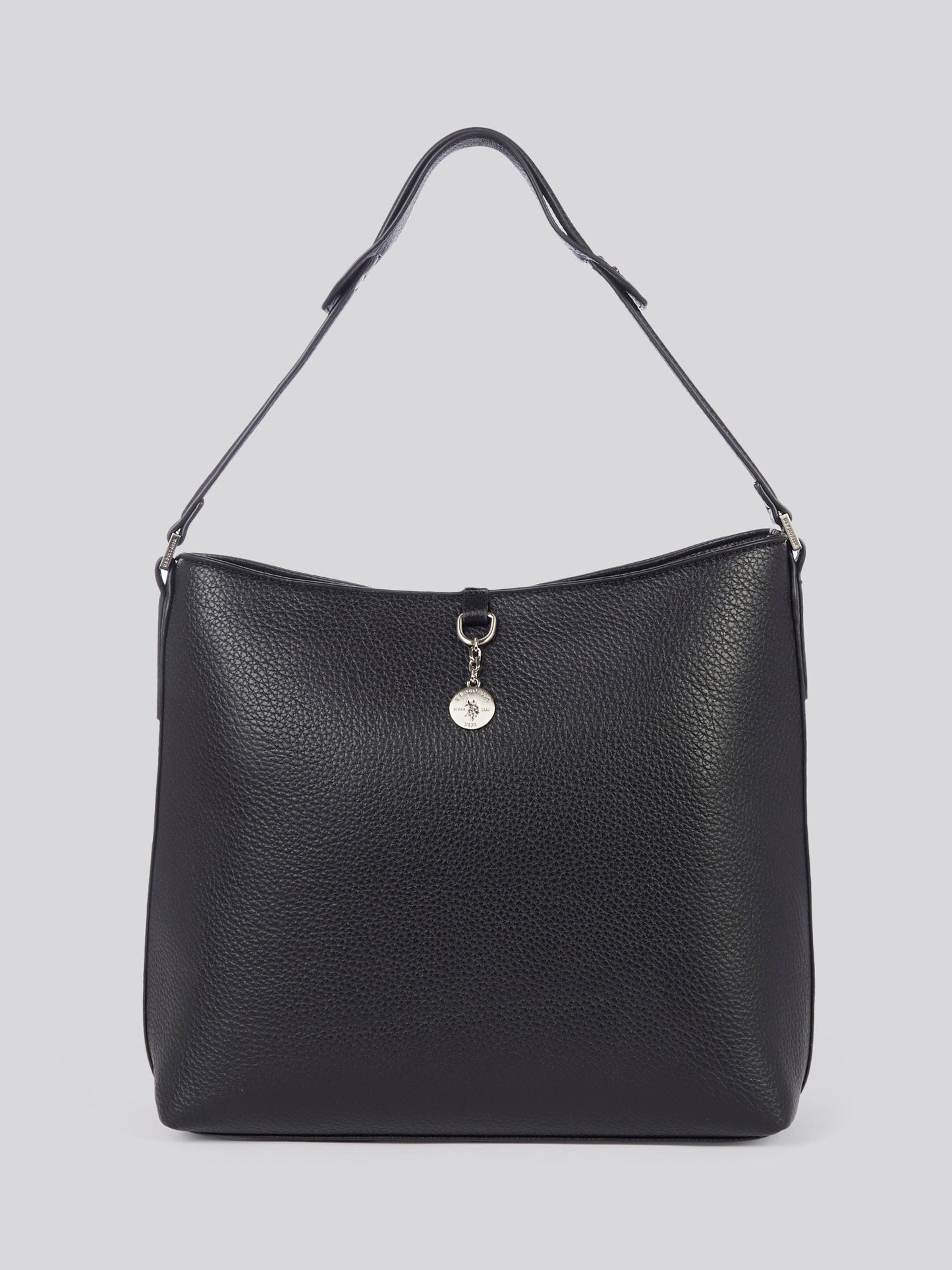 U.S. Polo Assn. Womens Breezy Hobo Bag in Black