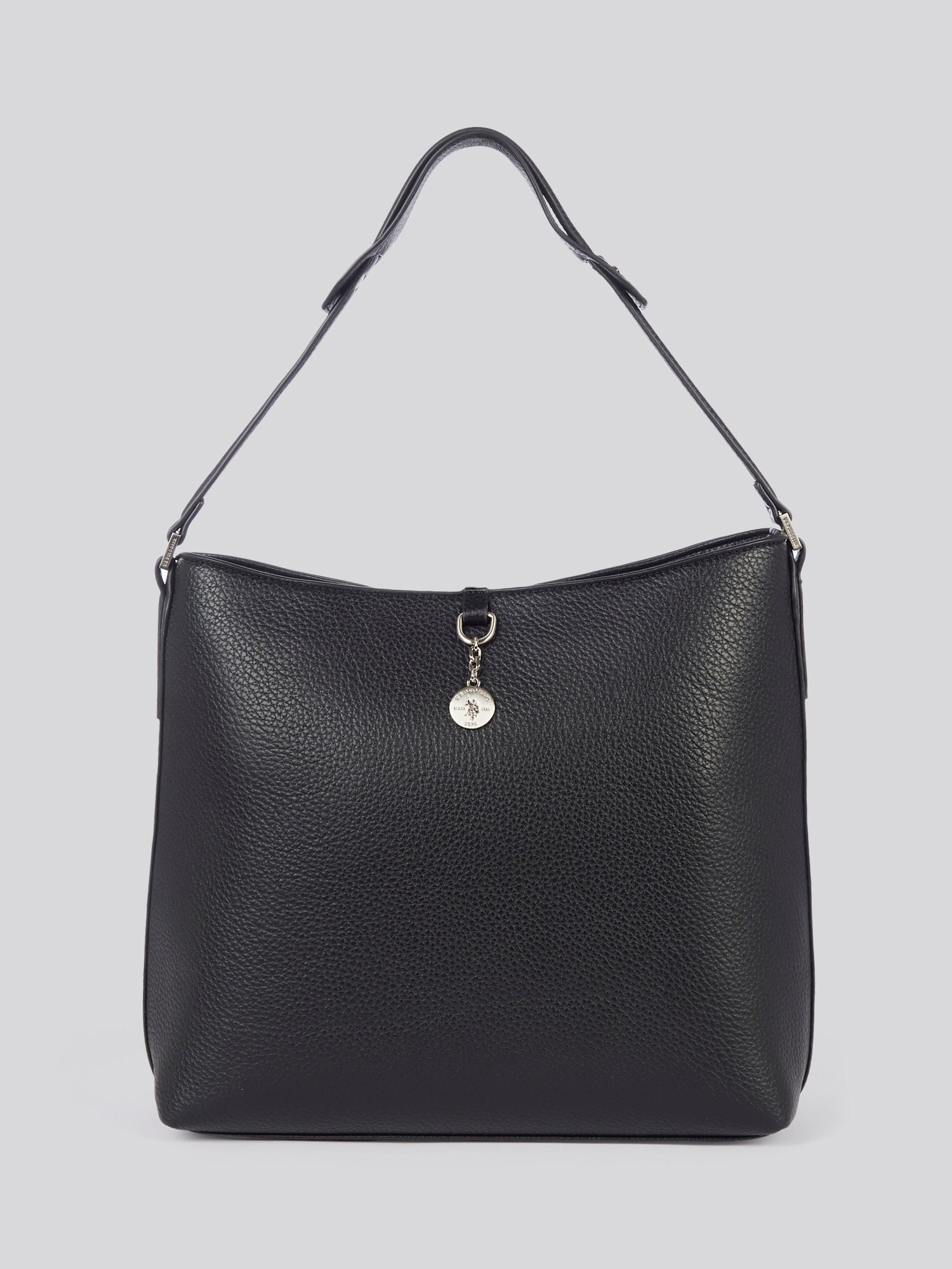 U.S. Polo Assn. Womens Breezy Hobo Bag in Black