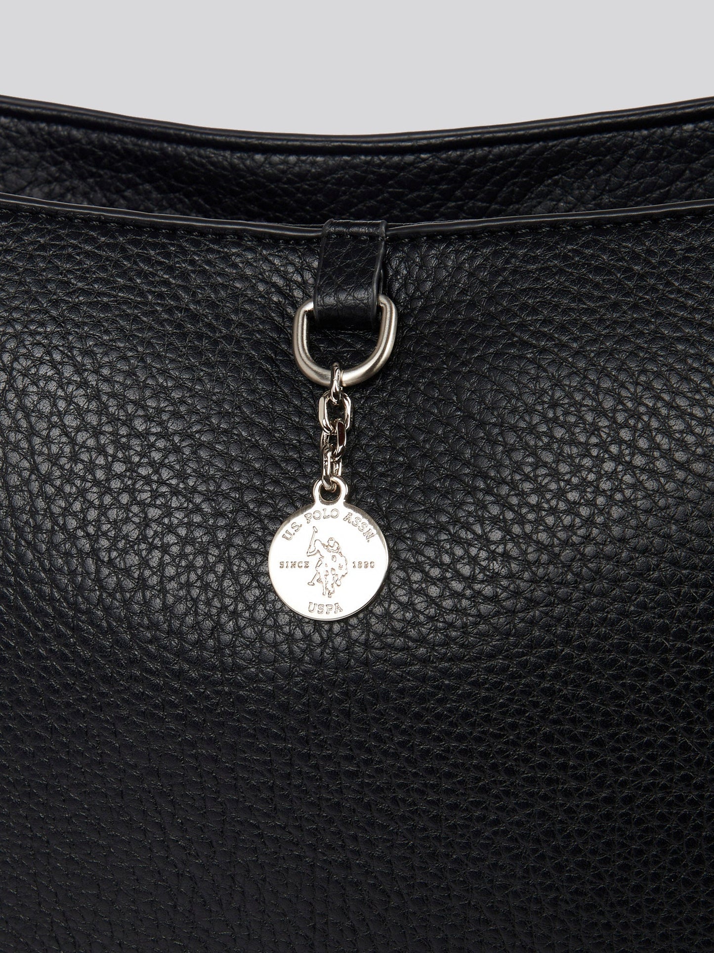U.S. Polo Assn. Womens Breezy Hobo Bag in Black