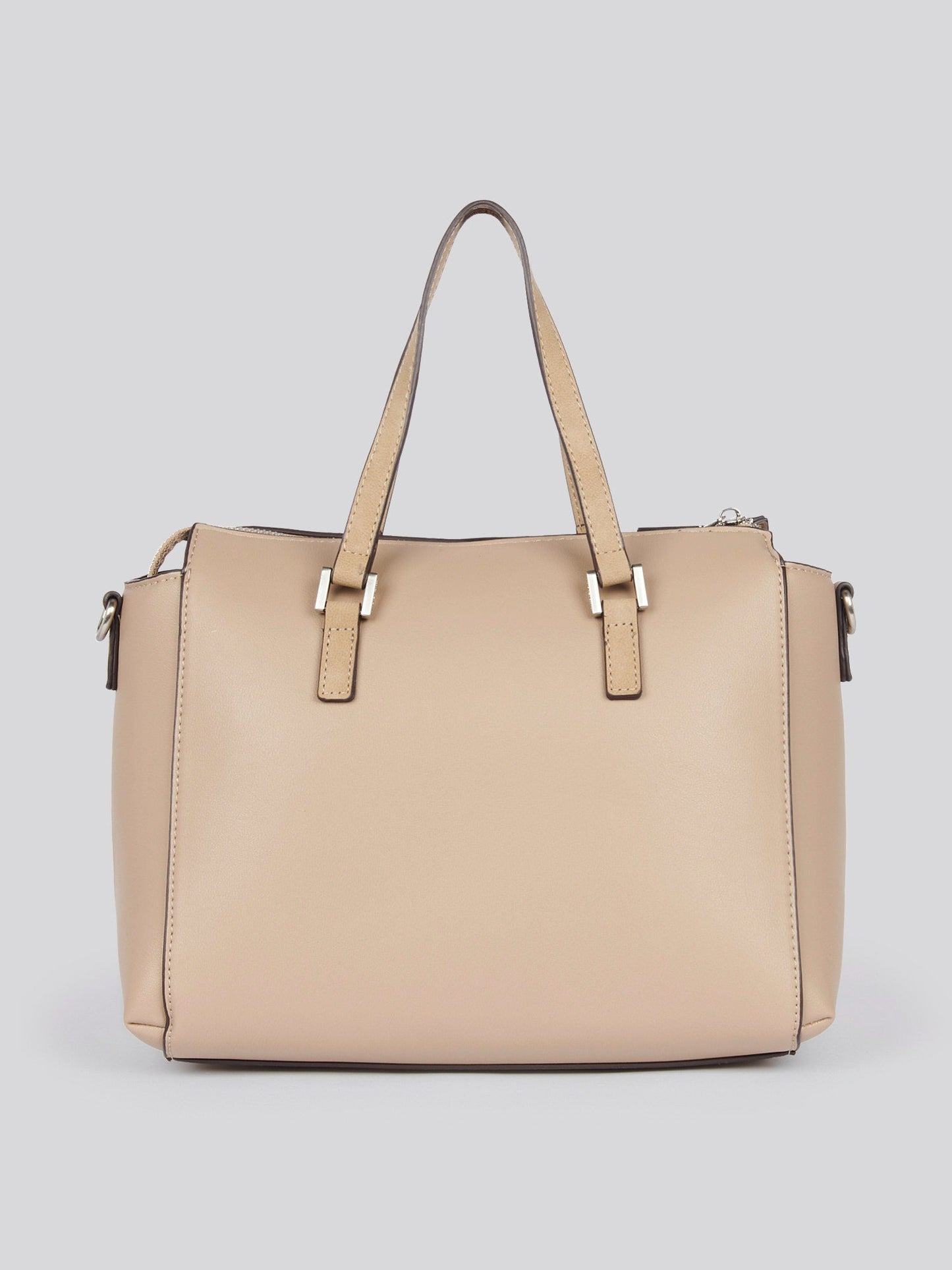 U.S. Polo Assn. Womens Romantic Double Handle Bag in Beige