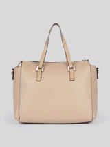 U.S. Polo Assn. Womens Romantic Double Handle Bag in Beige