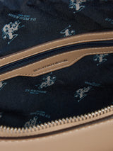 U.S. Polo Assn. Womens Romantic Double Handle Bag in Beige