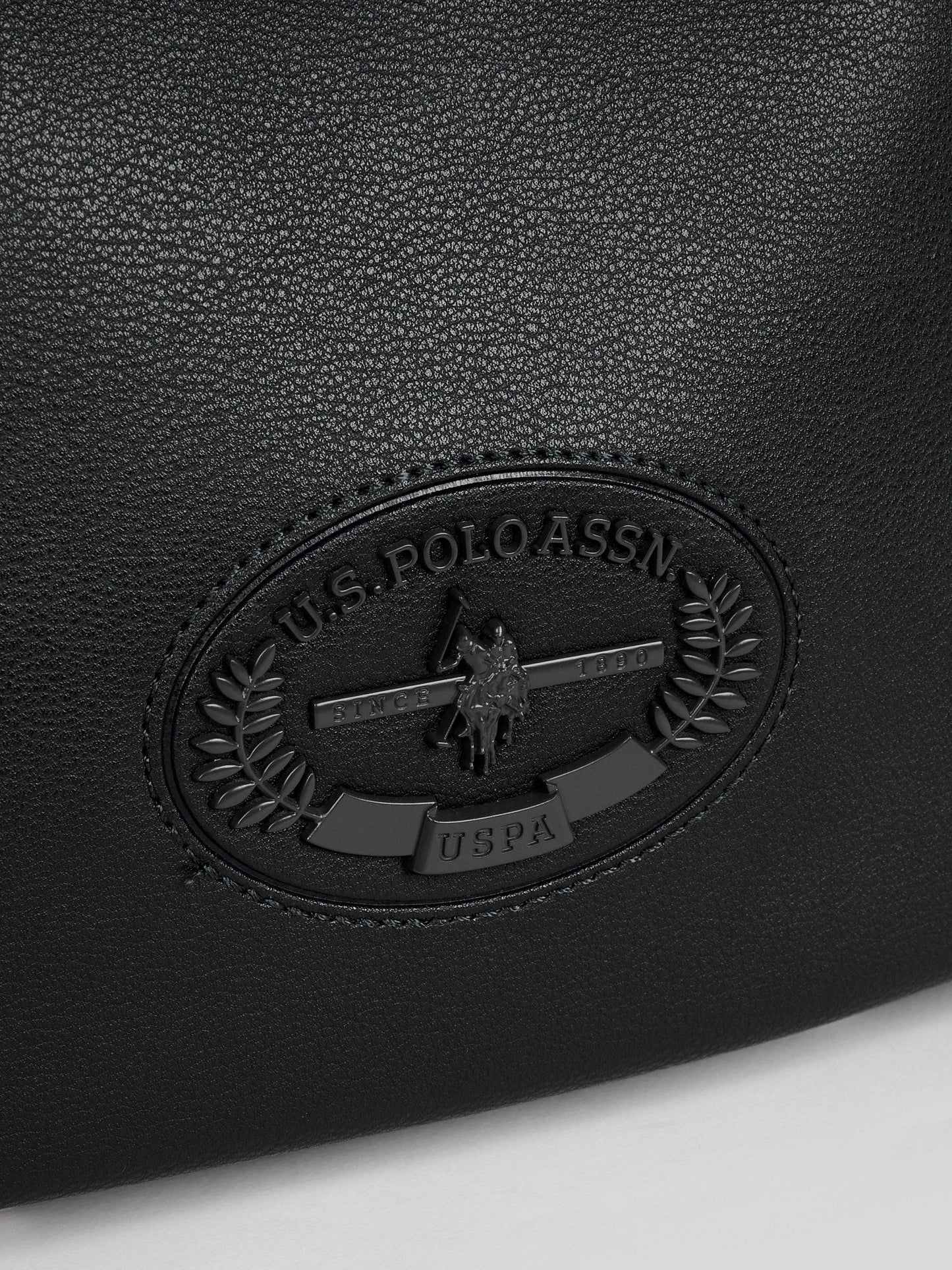 U.S. Polo Assn. Womens Retro Hobo Bag in Black