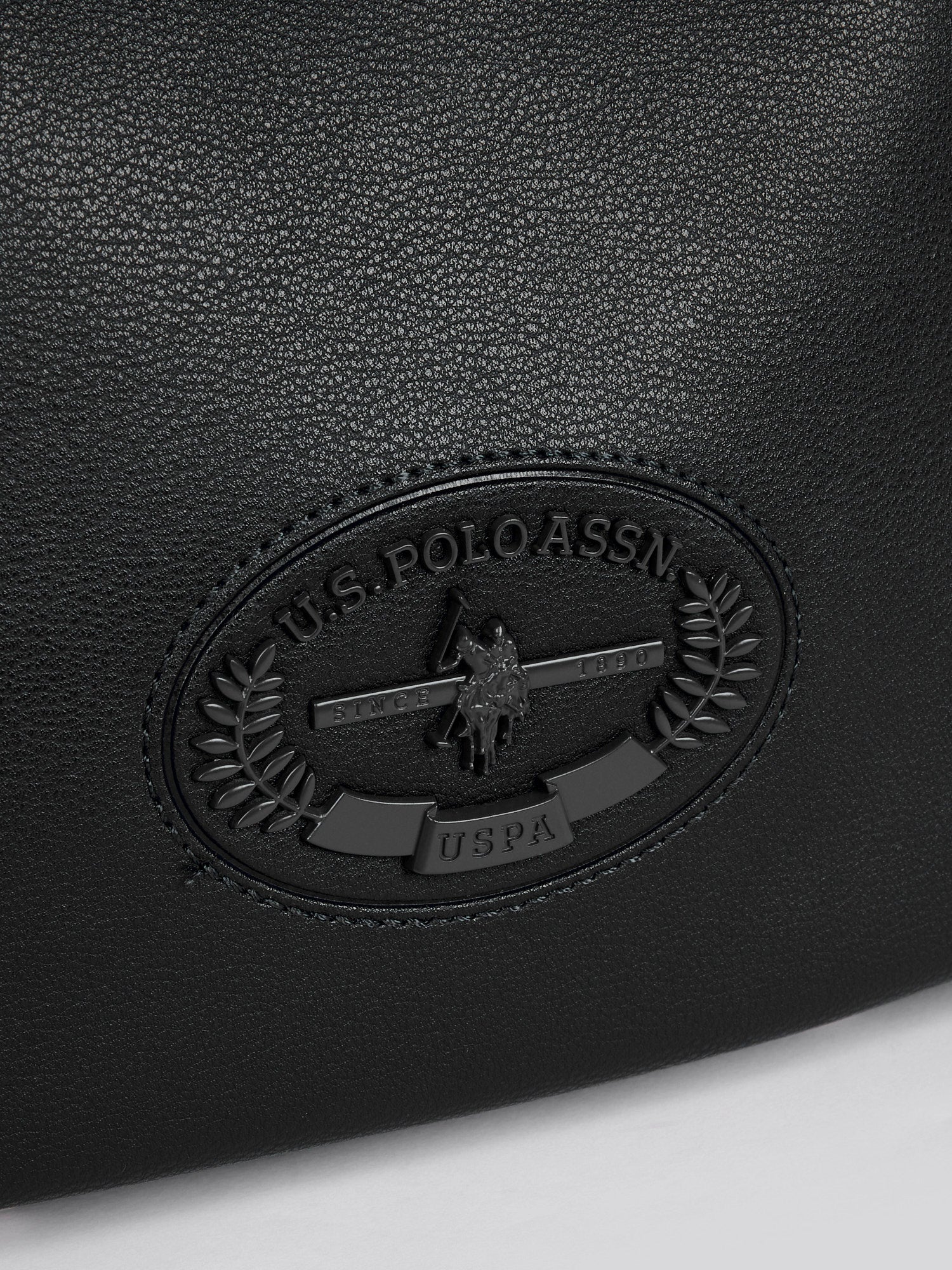 U.S. Polo Assn. Womens Retro Hobo Bag in Black