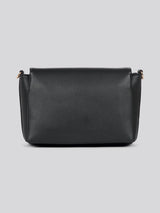 U.S. Polo Assn. Womens Stanford Flap Crossbody Bag in Black