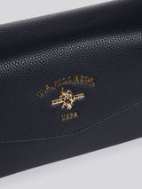 U.S. Polo Assn. Womens Stanford Flap Crossbody Bag in Navy