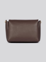 U.S. Polo Assn. Womens Stanford Flap Crossbody Bag in Dark Brown