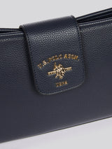 U.S. Polo Assn. Womens Stanford Baguette Bag in Navy