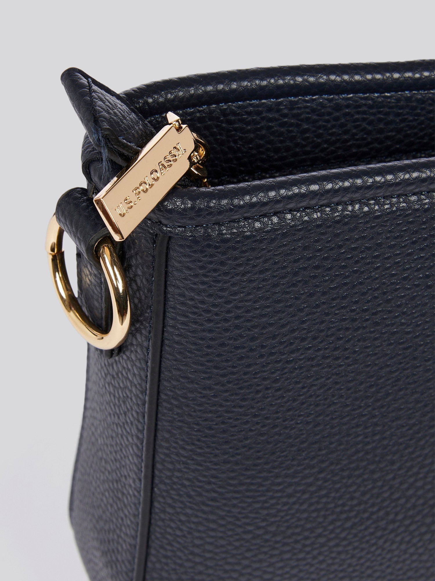 U.S. Polo Assn. Womens Stanford Baguette Bag in Navy