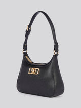 U.S. Polo Assn. Womens Jones Chic Hobo Bag in Black