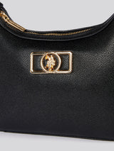 U.S. Polo Assn. Womens Jones Chic Hobo Bag in Black